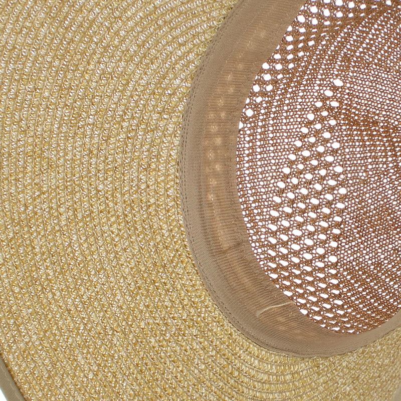 Fashion, accesorii si bijuterii - Femei - Accesorii femei - Caciuli si palarii femei - Palarie de soare, ButicCochet, dama, din material sintetic, stil sapca cu fundita decorativa, one size, Maro - PAL1828 - Infinity.ro