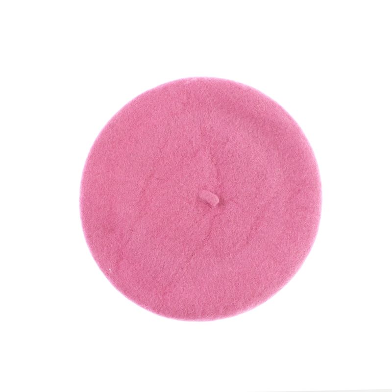 Fashion, accesorii si bijuterii - Femei - Accesorii femei - Caciuli si palarii femei - Bereta de dama, Buticcochet, din lana, one size, Roz - BSC721 - Infinity.ro