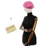 Fashion, accesorii si bijuterii - Femei - Accesorii femei - Caciuli si palarii femei - Bereta de dama, Buticcochet, din lana, one size, Roz - BSC721 - Infinity.ro