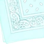 Fashion, accesorii si bijuterii - Femei - Accesorii femei - Esarfe si fulare femei - Bandana din bumbac, dimensiune 55 x 55 cm, imprimeu mandala, Buticcochet, Verde menta - ES2193 - Infinity.ro