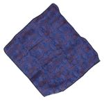 Fashion, accesorii si bijuterii - Barbati - Accesorii barbati - Cravate si papioane barbati - Set 3 piese, papion, butoni si batista, pentru barbati, ButicCochet, Albastru electric - SETP272 - Infinity.ro