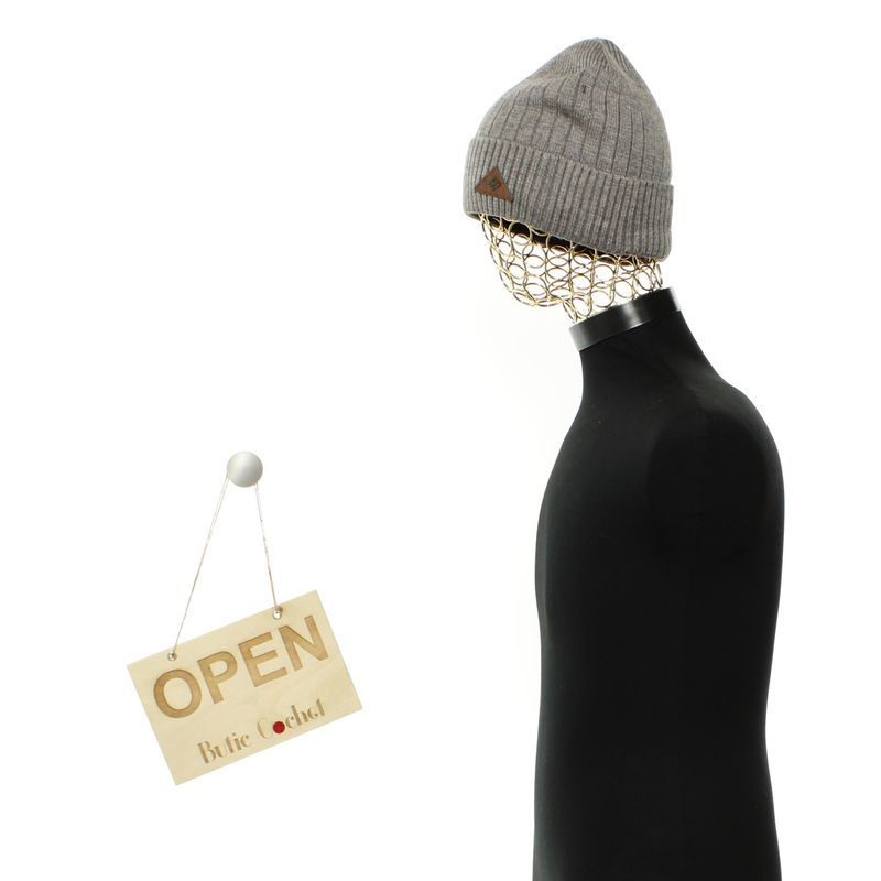 Fashion, accesorii si bijuterii - Barbati - Accesorii barbati - Caciuli si sepci barbati - Fes barbatesc, ButicCochet, tricotat, din acril si sintetic, one size, Gri - FES360 - Infinity.ro