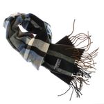 Fashion, accesorii si bijuterii - Barbati - Accesorii barbati - Esarfe si fulare barbati - Esarfa barbati, din lana, pashmina, 31x170 cm, model carouri, Buticcochet, Multicolor - ES3176 - Infinity.ro