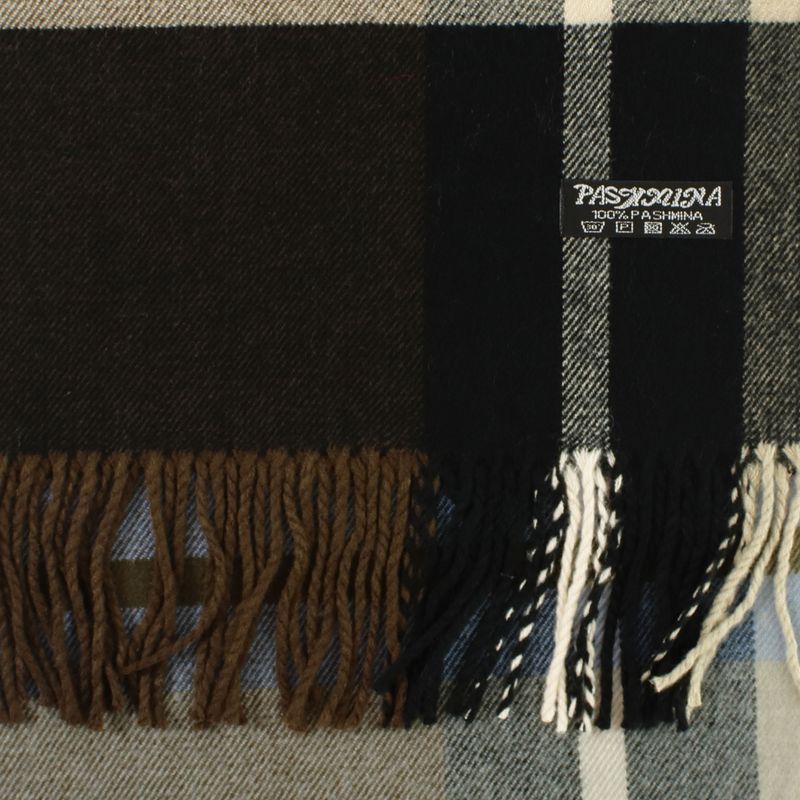 Fashion, accesorii si bijuterii - Barbati - Accesorii barbati - Esarfe si fulare barbati - Esarfa barbati, din lana, pashmina, 31x170 cm, model carouri, Buticcochet, Multicolor - ES3176 - Infinity.ro