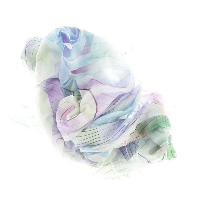 Fashion, accesorii si bijuterii - Femei - Accesorii femei - Esarfe si fulare femei - Esarfa de dama, din 30% viscoza 70% poliester, Buticcochet, 68x180 cm, Multicolor - ES3343 - Infinity.ro
