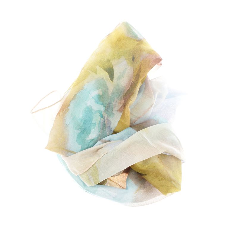 Fashion, accesorii si bijuterii - Femei - Accesorii femei - Esarfe si fulare femei - Esarfa de dama, din 30% viscoza 70% poliester, Buticcochet, 68x180 cm, Multicolor - ES3318 - Infinity.ro