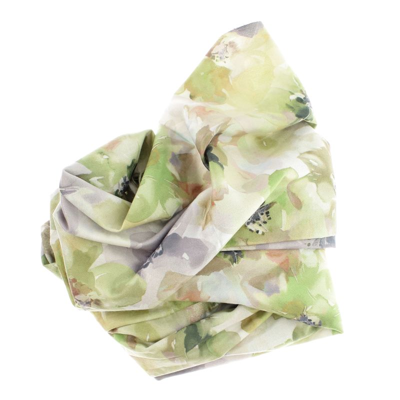 Fashion, accesorii si bijuterii - Femei - Accesorii femei - Esarfe si fulare femei - Esarfa dama, din lana, Buticcochet, 70x190 cm, model floral, Verde - ES3146 - Infinity.ro