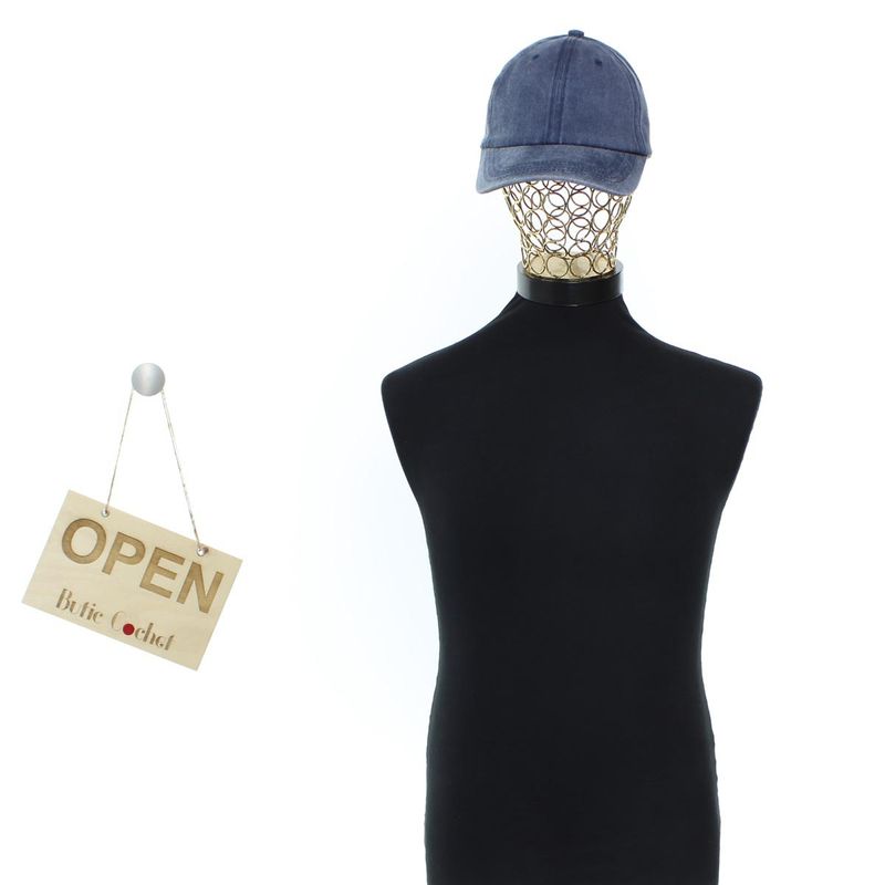 Fashion, accesorii si bijuterii - Barbati - Accesorii barbati - Caciuli si sepci barbati - Sapca barbateasca, one size,  ButicCochet, din bumbac, model uni, Bleumarin - PAL1752 - Infinity.ro