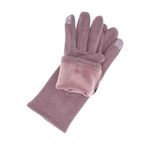 Fashion, accesorii si bijuterii - Femei - Accesorii femei - Manusi femei - Manusi dama, de iarna, din material sintetic si bumbac, cu degete, one size, Mov - MA355 - Infinity.ro