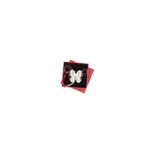 Market - Cadouri - Martisoare - Martisor Brosa, Buticcochet, din plastic, model fluturas, Auriu cu alb - MR685 - Infinity.ro