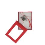 Market - Cadouri - Martisoare - Accesoriu dama, Brosa, din metal, Buticcochet, 3 cm, model Albina cu strasuri, Negru - MR646 - Infinity.ro