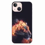 Laptop, Telefoane si Tablete - Telefoane mobile si accesorii - Accesorii Telefoane - Huse telefoane - Husa compatibila cu Apple iPhone 13 Mini Silicon Gel Tpu Model Flameborn Tiger - Infinity.ro