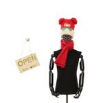 Fashion, accesorii si bijuterii - Copii - Accesorii copii - Caciuli si palarii copii - Set caciula si fular, pentru copii, Buticcochet, din viscoza si sintetic, model cu ursulet, Rosu - SETF281 - Infinity.ro