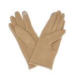 Fashion, accesorii si bijuterii - Femei - Accesorii femei - Manusi femei - Manusi dama, de iarna, din material sintetic si bumbac, cu degete, one size, Bej inchis - MA360 - Infinity.ro