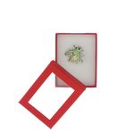 Market - Cadouri - Martisoare - Accesoriu dama, Brosa, din metal, Buticcochet, 3 cm, model Albina cu strasuri, Verde - MR649 - Infinity.ro