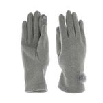 Fashion, accesorii si bijuterii - Femei - Accesorii femei - Manusi femei - Manusi dama, de iarna, din material sintetic si bumbac, cu degete, one size, Gri - MA356 - Infinity.ro