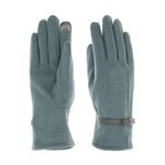 Fashion, accesorii si bijuterii - Femei - Accesorii femei - Manusi femei - Manusi dama, de iarna, din material sintetic si bumbac, cu degete, model cu fundita, one size, Albastru - MA326 - Infinity.ro
