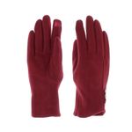 Fashion, accesorii si bijuterii - Femei - Accesorii femei - Manusi femei - Manusi dama, de iarna, din material sintetic si bumbac, cu degete, one size, Visiniu - MA351 - Infinity.ro