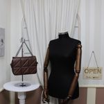 Fashion, accesorii si bijuterii - Femei - Accesorii femei - Genti si rucsacuri femei - Geanta de dama, din piele ecologica, Silviarosa, 18x24x7 cm, Maro - GND60 - Infinity.ro