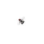 Market - Cadouri - Martisoare - Accesoriu dama, Brosa, din metal, Buticcochet, 4x5 cm, Albina, Argintiu - MR612 - Infinity.ro