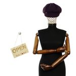 Fashion, accesorii si bijuterii - Femei - Accesorii femei - Caciuli si palarii femei - Sapca de dama, Buticcochet, din acril si poliester, marime 56-58, Mov - BSC784 - Infinity.ro