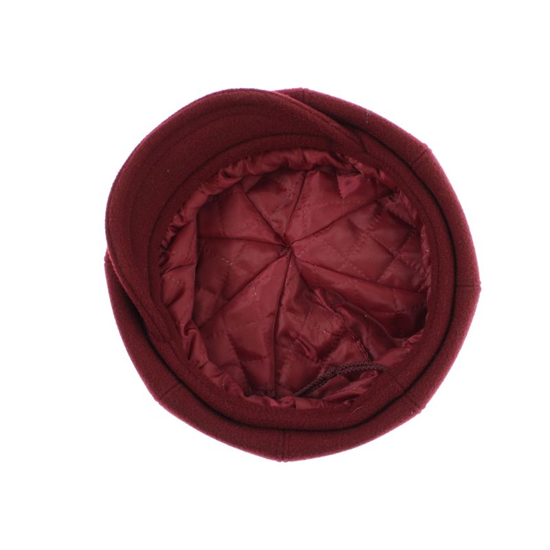 Fashion, accesorii si bijuterii - Femei - Accesorii femei - Caciuli si palarii femei - Sapca de dama, Buticcochet, din acril si poliester, marime 56-58, Visiniu - BSC777 - Infinity.ro