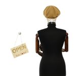 Fashion, accesorii si bijuterii - Femei - Accesorii femei - Caciuli si palarii femei - Sapca de dama, Buticcochet, din acril si poliester, marime 56-58, Bej - BSC790 - Infinity.ro