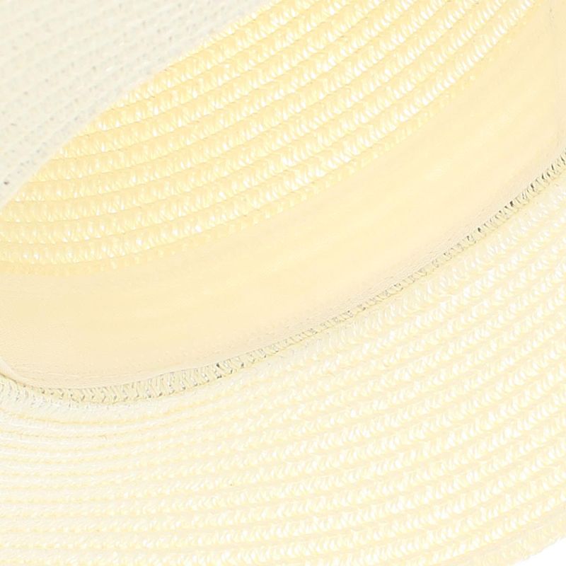 Fashion, accesorii si bijuterii - Femei - Accesorii femei - Caciuli si palarii femei - Palarie de soare, Dama, din paie de hartie, Buticcochet, bor mic, One size, catarama decorativa, Crem - PAL1700 - Infinity.ro