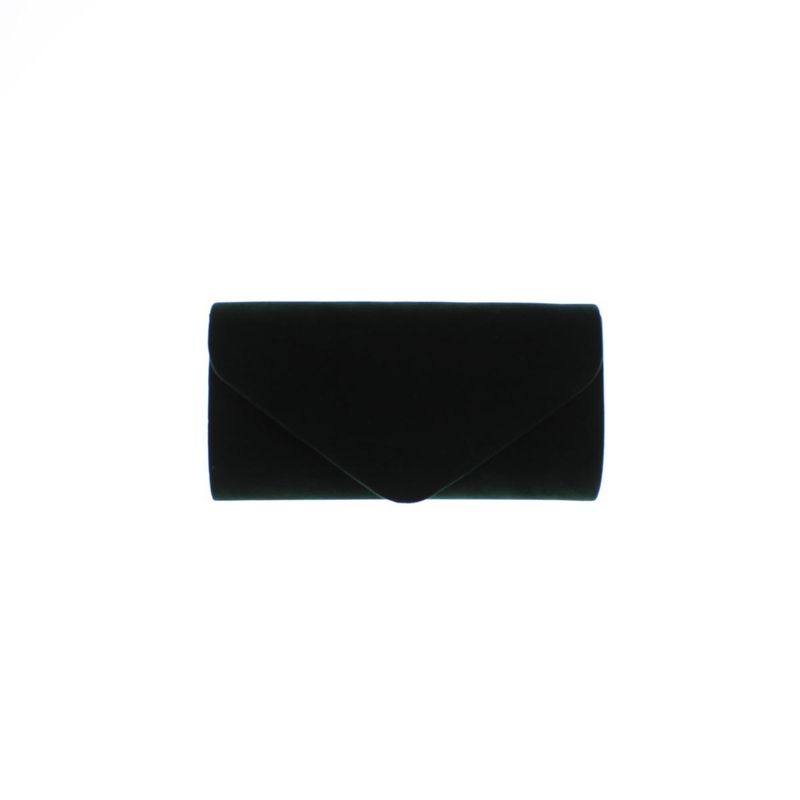 Fashion, accesorii si bijuterii - Femei - Accesorii femei - Genti si rucsacuri femei - Geanta plic, de dama, din material sintetic catifelat, ButicCochet, 20x11x5 cm, Verde - GND719 - Infinity.ro