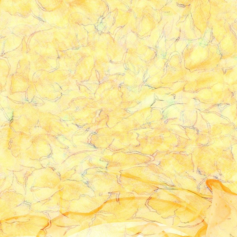 Fashion, accesorii si bijuterii - Femei - Accesorii femei - Esarfe si fulare femei - Esarfa de dama, Buticcochet, 60x60 cm, 40% matase 60% poliester, cu imprimeu floral, Portocaliu - ES2122 - Infinity.ro