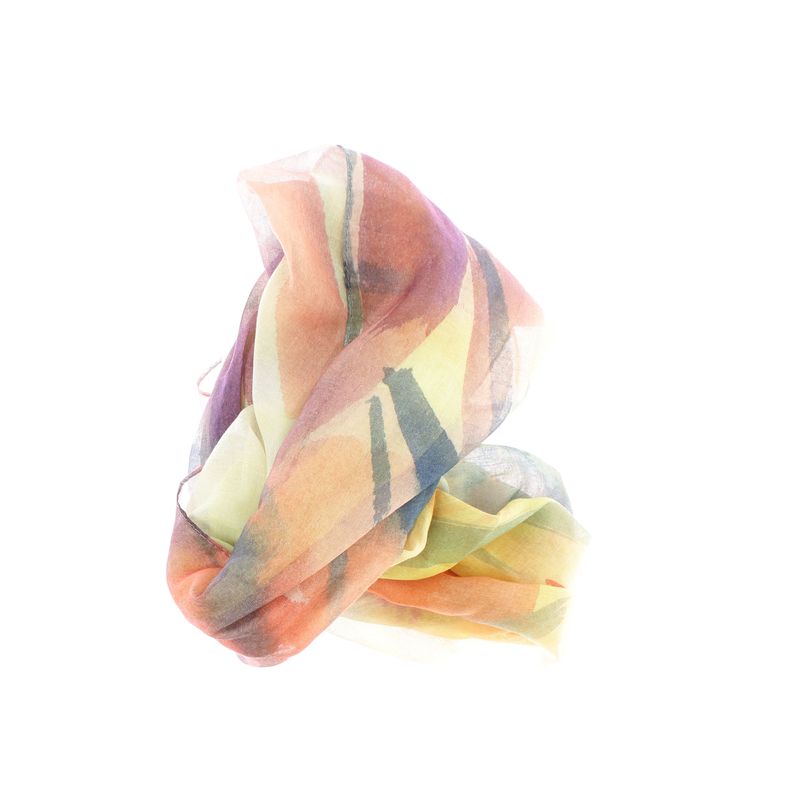 Fashion, accesorii si bijuterii - Femei - Accesorii femei - Esarfe si fulare femei - Esarfa de dama, din 30% viscoza 70% poliester, Buticcochet, 68x180 cm, Multicolor - ES3321 - Infinity.ro