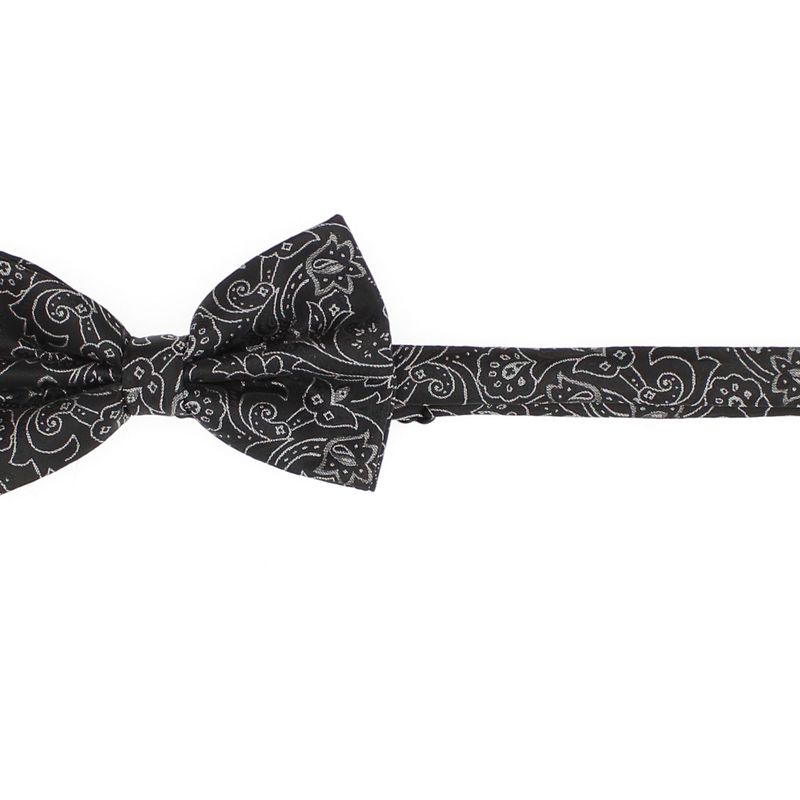 Fashion, accesorii si bijuterii - Barbati - Accesorii barbati - Cravate si papioane barbati - Set 3 piese, papion, butoni si batista, pentru barbati, ButicCochet, Negru - SETP291 - Infinity.ro