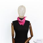 Fashion, accesorii si bijuterii - Femei - Accesorii femei - Esarfe si fulare femei - Bandana din bumbac, dimensiune 55 x 55 cm, imprimeu mandala, Buticcochet, Roz - ES2196 - Infinity.ro