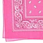Fashion, accesorii si bijuterii - Femei - Accesorii femei - Esarfe si fulare femei - Bandana din bumbac, dimensiune 55 x 55 cm, imprimeu mandala, Buticcochet, Roz - ES2196 - Infinity.ro