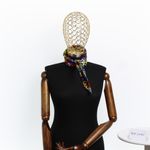 Fashion, accesorii si bijuterii - Femei - Accesorii femei - Esarfe si fulare femei - Bandana din bumbac, dimensiune 55 x 55 cm, Buticcochet, imprimeu Multicolor - ES2216 - Infinity.ro