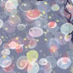 Fashion, accesorii si bijuterii - Femei - Accesorii femei - Esarfe si fulare femei - Esarfa de dama, Buticcochet, 60x60 cm, 40% matase 60% poliester, cu imprimeu cu buline, Bleumarin - ES2131 - Infinity.ro