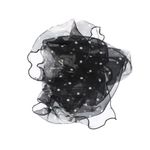 Fashion, accesorii si bijuterii - Femei - Accesorii femei - Esarfe si fulare femei - Esarfa de dama, Buticcochet, 60x60 cm, 40% matase 60% poliester, cu imprimeu cu flori, Negru - ES2134 - Infinity.ro