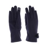 Fashion, accesorii si bijuterii - Femei - Accesorii femei - Manusi femei - Manusi dama, de iarna, din material sintetic si bumbac, cu degete, one size, Bleumarin - MA359 - Infinity.ro