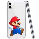 Laptop, Telefoane si Tablete - Telefoane mobile si accesorii - Accesorii Telefoane - Huse telefoane - Husa compatibila cu Apple iPhone 11 Silicon Transparenta Model Super Mario - Infinity.ro