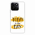 Laptop, Telefoane si Tablete - Telefoane mobile si accesorii - Accesorii Telefoane - Huse telefoane - Husa compatibila cu Honor 200 Smart Silicon Gel Tpu Model Mesaj Today Is The Day - Infinity.ro