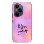 Laptop, Telefoane si Tablete - Telefoane mobile si accesorii - Accesorii Telefoane - Huse telefoane - Husa compatibila cu Honor 400 Pro Silicon Gel Tpu Model Belive in Yourself - Infinity.ro