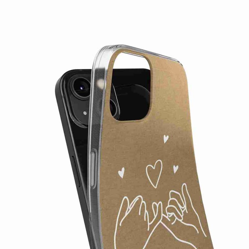 Laptop, Telefoane si Tablete - Telefoane mobile si accesorii - Accesorii Telefoane - Huse telefoane - Husa compatibila cu Apple iPhone 16 Pro Silicon Gel Tpu Model BFF Pinky Promise - Infinity.ro