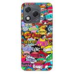Laptop, Telefoane si Tablete - Telefoane mobile si accesorii - Accesorii Telefoane - Huse telefoane - Husa compatibila cu Honor 400 Lite Silicon Gel Tpu Model Pop Art Pow Wow Boom - Infinity.ro