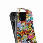 Laptop, Telefoane si Tablete - Telefoane mobile si accesorii - Accesorii Telefoane - Huse telefoane - Husa compatibila cu Honor 400 Lite Silicon Gel Tpu Model Pop Art Pow Wow Boom - Infinity.ro