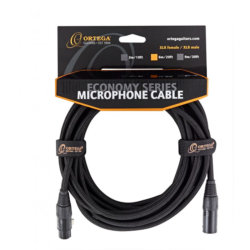 TV, Audio-Video si Foto - Accesorii TV si audio - Cabluri si adaptoare audio - Cablu microfon profesional Ortega OECM-30XX XLR 9m, 24 AWG, ecranare OCC 95% - Infinity.ro