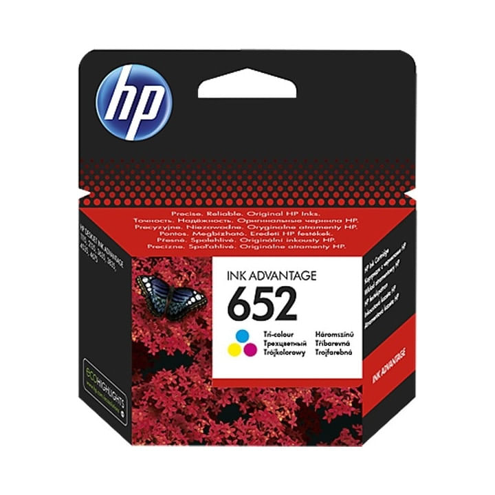 Cartus Cerneala Original HP Color, nr.652, pentru DESKJET 2135 AIO, , (timbru verde 0.15 lei), "F6V24AE"