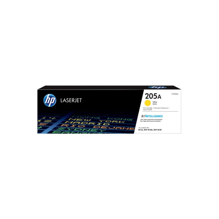 Toner Original HP Yellow, nr.205A, pentru Color LaserJet Pro M180|M181, 0.9K, (timbru verde 1.2 lei) , "CF532A"