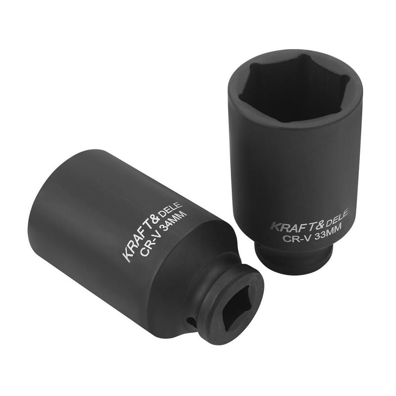 Casa si Gradina - Constructii - Scule de mana si unelte - Chei si truse chei - Chei tubulare de impact, Kraft&Dele, 20 de piese, 1/2, 10-38 mm, KD11794 - Infinity.ro