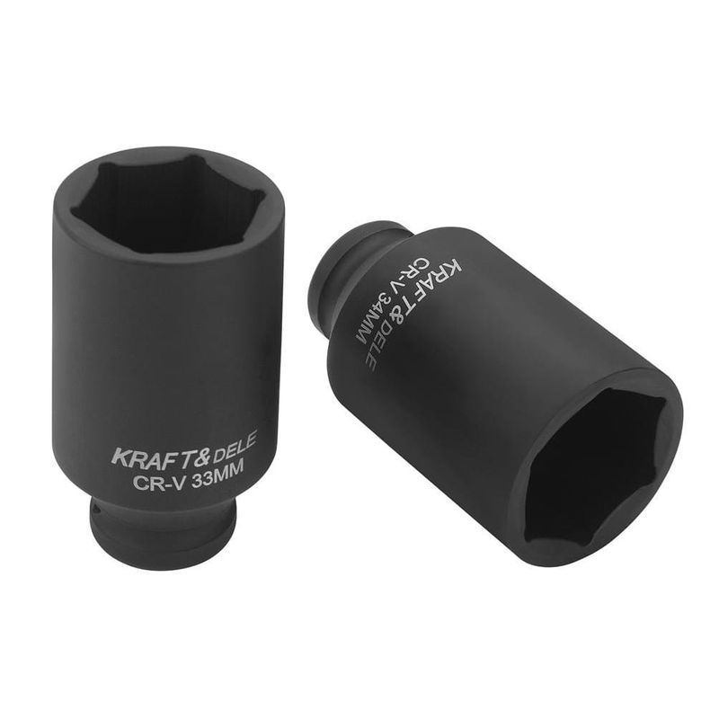 Casa si Gradina - Constructii - Scule de mana si unelte - Chei si truse chei - Chei tubulare de impact, Kraft&Dele, 20 de piese, 1/2, 10-38 mm, KD11794 - Infinity.ro