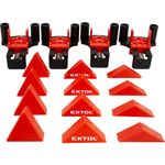 Casa si Gradina - Constructii - Scule electrice si accesorii - Menghine si cleme fixare - Coltare unghiulare EXTOL PREMIUM 8815440, set 4 bucati - Infinity.ro